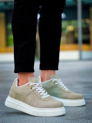 KB-X20 Kuback Bej Süet  Günlük Erkek Ayakkabı