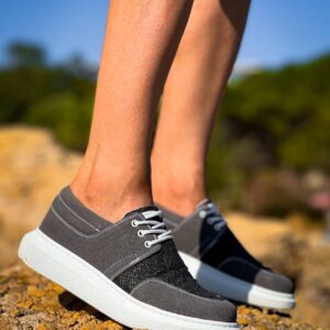 KB-042  Kuback Bağcıklı Gri Günlük Erkek Ayakkabı