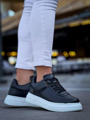 KB-X20 Kuback Siyah Cilt  Günlük Erkek Ayakkabı