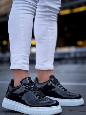 KB-X20 Kuback Siyah Rugan  Günlük Erkek Ayakkabı