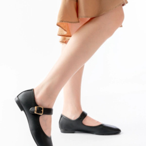 2606 Siyah Baretli Günlük Bayan Ayakkabı