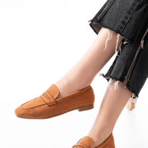 302 Taba Süet Günlük Kadın Babet