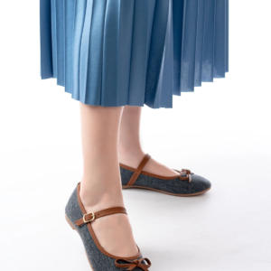 6321 Laci Keten Günlük Baret Tokalı Bayan Babet