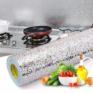 Alüminyum Folyo Yapışkanlı Mutfak Koruyucu Folyo 2 Metre