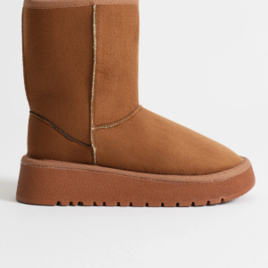 Anisa Kadın Taba Kışlık Kürklü Bot