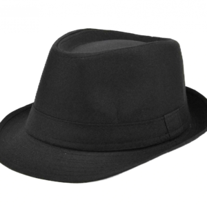 Çocuk Boy Siyah Kumaş Fötr Şapka Gösteri Şapkası Michael Jackson Şapkası 54 No
