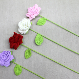 El Örgüsü Tekli Gül