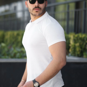 Erkek Kısa Kollu Yakalı Tişört