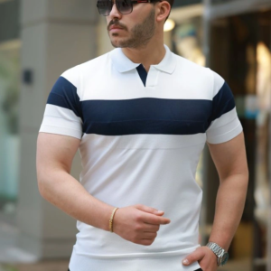 Erkek Yakalı Kısa Kollu Tişört