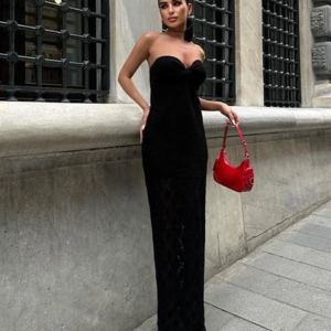 Eudora Ajurlu StraplezElbise 2771