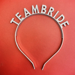 Gümüş Renk Team Bride Taç – Gelin ve Nedime Tacı