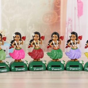 Güneş Enerjili Solar Dans Eden Kız Büyük Boy