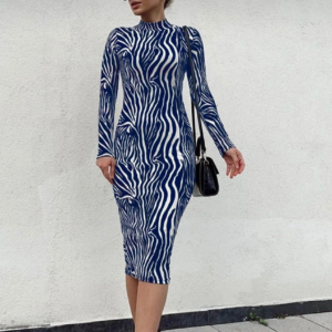 Kadın Uzun Kollu Mikro Midi Elbise