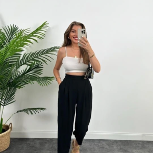 Kadın Yüksek Bel Hürrem Pantolon