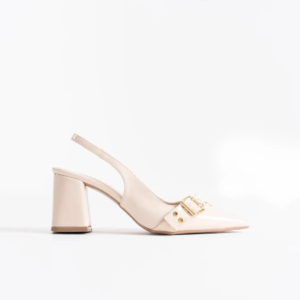 Keira Bej Rugan Kadın Topuklu Ayakkabı