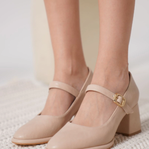 Kelly Nude Cilt Kadın Topuklu Ayakkabı