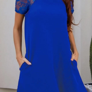 Kol Dantel Viskon Elbise