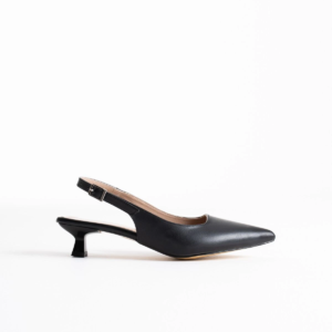 Maried Siyah Cilt Kadın Ayakkabı