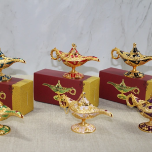 Mineli Metal Alaaddin Lambası Model 4