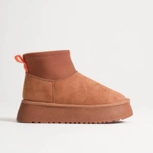 Nadia Kadın Taba Kışlık İçi Kürklü Kalın Taban Bot