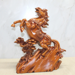 Polyester Şahlanmış At Figürü