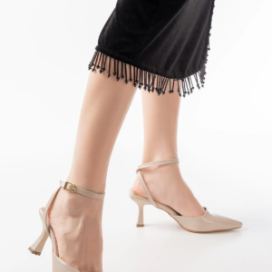 ST-004 Ten Rugan Günlük 7 cm Topuklu Bayan Ayakkabı