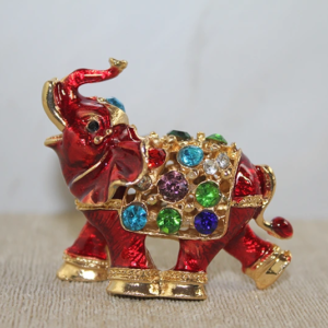 Swarovski Taşlı Minik Figür - Fil