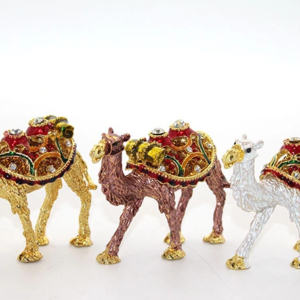 Swarovski Taşlı Tekli Deve Figürü Model 1
