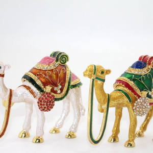 Swarovski Taşlı Tekli Deve Figürü Model 5