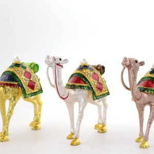 Swarovski Taşlı Tekli Deve Figürü Model 7
