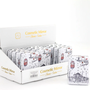 Taşlı İstanbul Tasarımı El Aynası Kalın Model 10