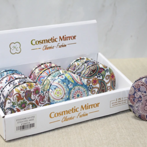 Taşlı Yuvarlak El Aynası Kalın Model 2