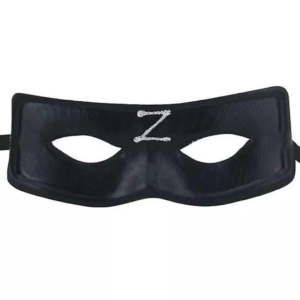 Zorro Maskesi Z Baskılı Lastikli