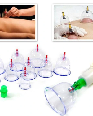 12 parça vakumlu hacamat kupa çekme seti