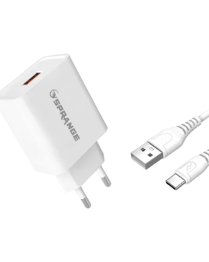 22W USB-A Başlık - Type-C Data Ve Şarj USB Kablosu