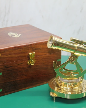 Ahşap Kutulu Pusulalı Dürbün Büyük Boy