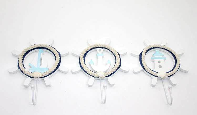 Ahşap Marin Dümenli Askılık