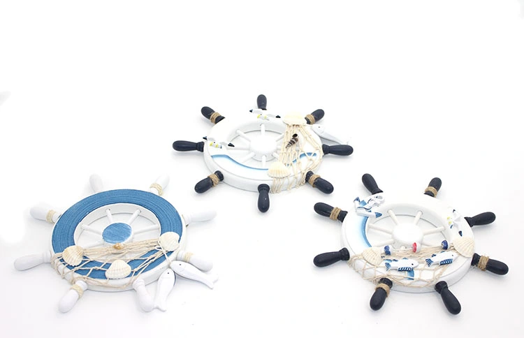 Ahşap Marin Duvara Asmalı Dümen