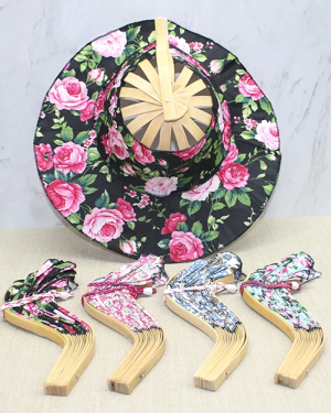 Ahşap Şapkalı Yelpaze