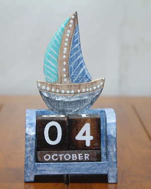 Ahşap Yelken Takvim