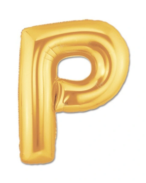 Altın Sarısı Folyo Harf Balon 1 Metre