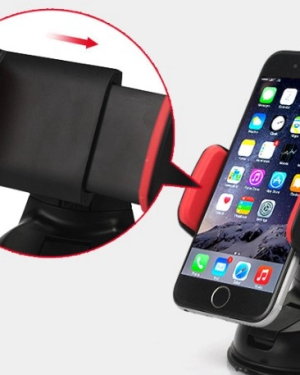 Araç İçi Torpido ve Cam Vakumlu Kısa Boy Telefon Tutucu