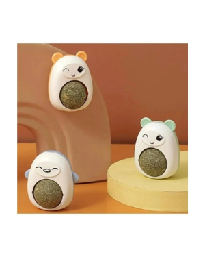 Ayıcıklı Kedi Otu Yalama Topu