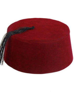 Bordo Renk Osmanlı Fesi 5 No 5-6 Yaş Çocuk