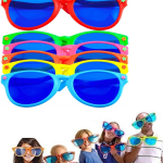 Büyük Parti Gözlüğü Rengarenk 12 Adet