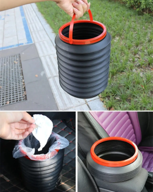 Çok Amaçlı Katlanabilir Araç İçi Kova