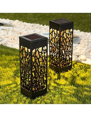 Dekoratif Solar Güneş Enerjili Bahçe Aydınlatması Yürüyüş Yolu Seti (6 Adet)