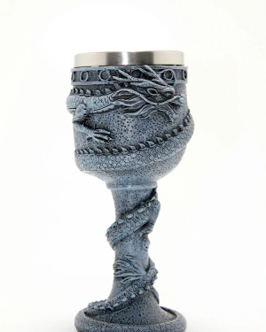 Ejderha Tasarımlı Paslanmaz Çelik Kadeh Bardak Model 1