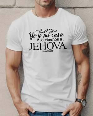 Erkek Jehova Baskılı Süprem T-shirt