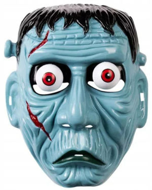 Frankenstein Temalı Sallanan Oynar Gözlü Maske